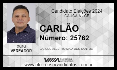 Candidato CARLÃO 2024 - CAUCAIA - Eleições