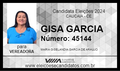 Candidato GISA GARCIA 2024 - CAUCAIA - Eleições