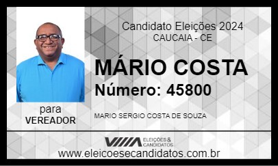 Candidato MÁRIO COSTA 2024 - CAUCAIA - Eleições