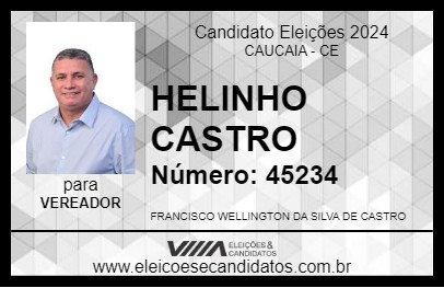 Candidato HELINHO CASTRO 2024 - CAUCAIA - Eleições