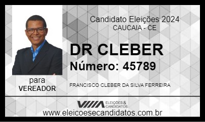 Candidato DR CLEBER 2024 - CAUCAIA - Eleições