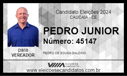 Candidato PEDRO JUNIOR 2024 - CAUCAIA - Eleições