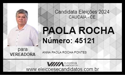 Candidato PAOLA ROCHA 2024 - CAUCAIA - Eleições