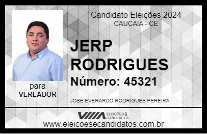 Candidato JERP RODRIGUES 2024 - CAUCAIA - Eleições