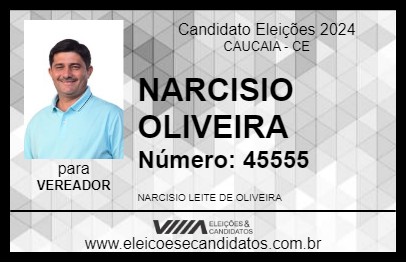 Candidato NARCISIO OLIVEIRA 2024 - CAUCAIA - Eleições