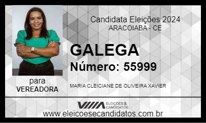 Candidato GALEGA 2024 - ARACOIABA - Eleições