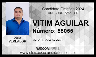 Candidato VITIM AGUILAR 2024 - URUBURETAMA - Eleições