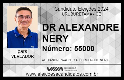 Candidato DR ALEXANDRE NERY 2024 - URUBURETAMA - Eleições