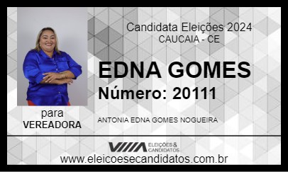 Candidato EDNA GOMES 2024 - CAUCAIA - Eleições