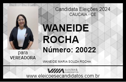 Candidato WANEIDE ROCHA 2024 - CAUCAIA - Eleições