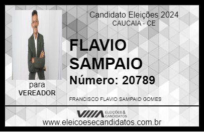 Candidato FLAVIO SAMPAIO 2024 - CAUCAIA - Eleições