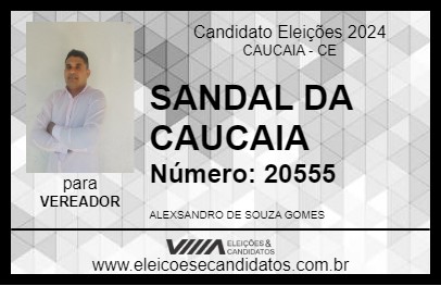 Candidato SANDAL DA CAUCAIA 2024 - CAUCAIA - Eleições