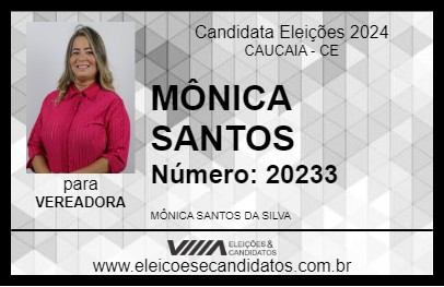 Candidato MÔNICA SANTOS 2024 - CAUCAIA - Eleições