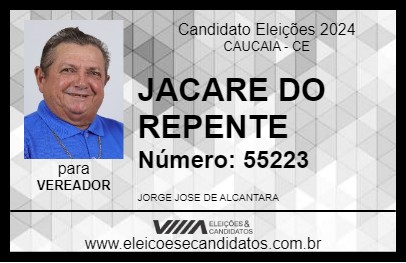 Candidato JACARE DO REPENTE 2024 - CAUCAIA - Eleições