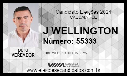 Candidato J WELLINGTON 2024 - CAUCAIA - Eleições