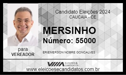 Candidato MERSINHO 2024 - CAUCAIA - Eleições