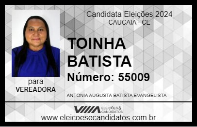 Candidato TOINHA BATISTA 2024 - CAUCAIA - Eleições