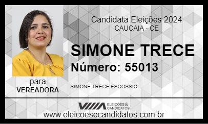 Candidato SIMONE TRECE 2024 - CAUCAIA - Eleições