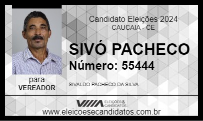 Candidato SIVÓ PACHECO 2024 - CAUCAIA - Eleições