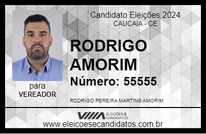 Candidato RODRIGO AMORIM 2024 - CAUCAIA - Eleições