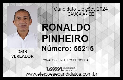 Candidato RONALDO PINHEIRO 2024 - CAUCAIA - Eleições