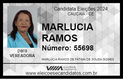 Candidato MARLUCIA RAMOS 2024 - CAUCAIA - Eleições