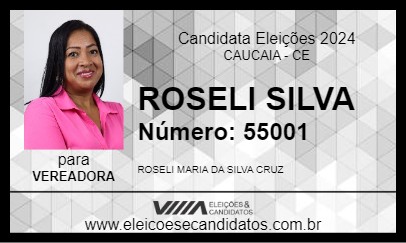 Candidato ROSELI SILVA 2024 - CAUCAIA - Eleições