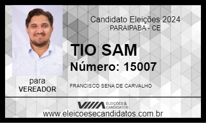 Candidato TIO SAM 2024 - PARAIPABA - Eleições