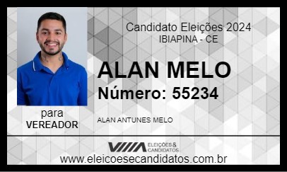 Candidato ALAN MELO 2024 - IBIAPINA - Eleições