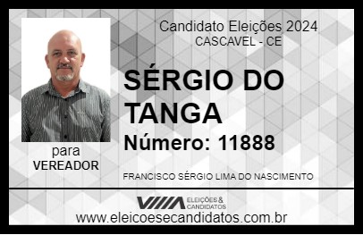 Candidato SÉRGIO DO TANGA 2024 - CASCAVEL - Eleições