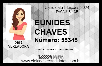 Candidato EUNIDES CHAVES 2024 - PACAJUS - Eleições