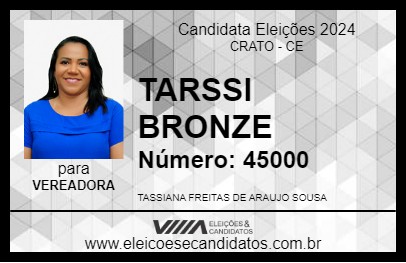 Candidato TASSI BRONZE 2024 - CRATO - Eleições