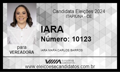 Candidato IARA 2024 - ITAPIÚNA - Eleições