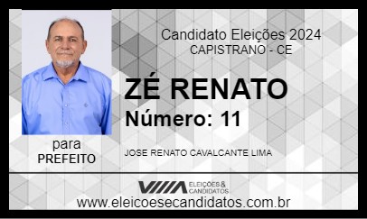 Candidato ZÉ RENATO 2024 - CAPISTRANO - Eleições