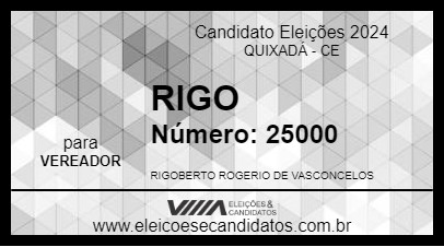 Candidato RIGO 2024 - QUIXADÁ - Eleições