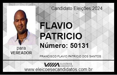 Candidato FLAVIO PATRICIO 2024 - QUIXADÁ - Eleições