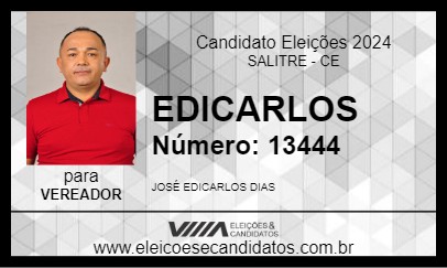 Candidato EDICARLOS 2024 - SALITRE - Eleições