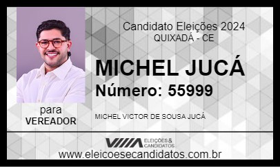 Candidato MICHEL JUCÁ 2024 - QUIXADÁ - Eleições