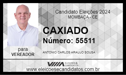 Candidato CAXIADO 2024 - MOMBAÇA - Eleições