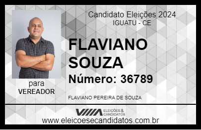 Candidato FLAVIANO SOUZA 2024 - IGUATU - Eleições