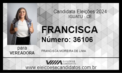 Candidato FRANCISCA 2024 - IGUATU - Eleições