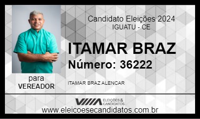 Candidato ITAMAR BRAZ 2024 - IGUATU - Eleições