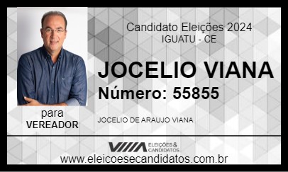 Candidato JOCELIO VIANA 2024 - IGUATU - Eleições