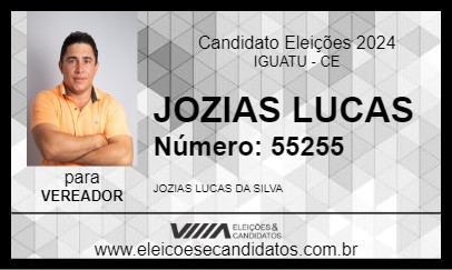 Candidato JOZIAS LUCAS 2024 - IGUATU - Eleições