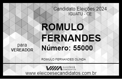 Candidato ROMULO FERNANDES 2024 - IGUATU - Eleições