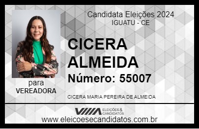 Candidato CICERA ALMEIDA 2024 - IGUATU - Eleições