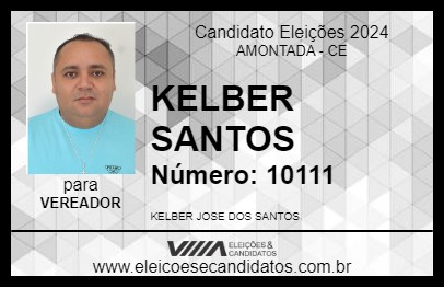 Candidato KELBER SANTOS 2024 - AMONTADA - Eleições