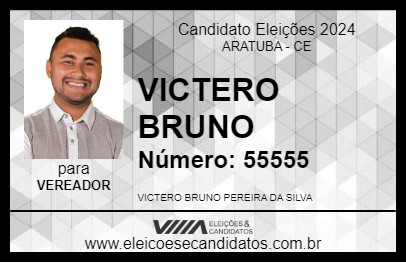 Candidato VICTERO BRUNO 2024 - ARATUBA - Eleições