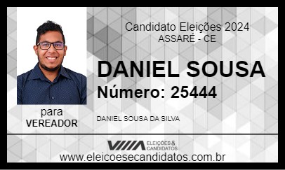 Candidato DANIEL SOUSA 2024 - ASSARÉ - Eleições