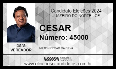 Candidato CESAR 2024 - JUAZEIRO DO NORTE - Eleições